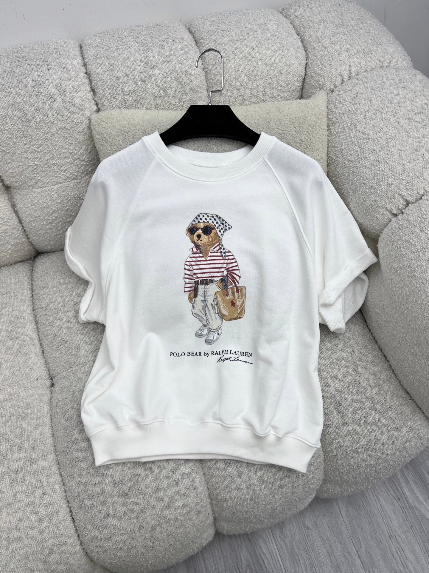 RALPH LAUREN 26S SHORT SLEEVE SWEATSHIRT 525