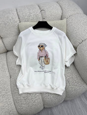 RALPH LAUREN 26S SHORT SLEEVE SWEATSHIRT 525
