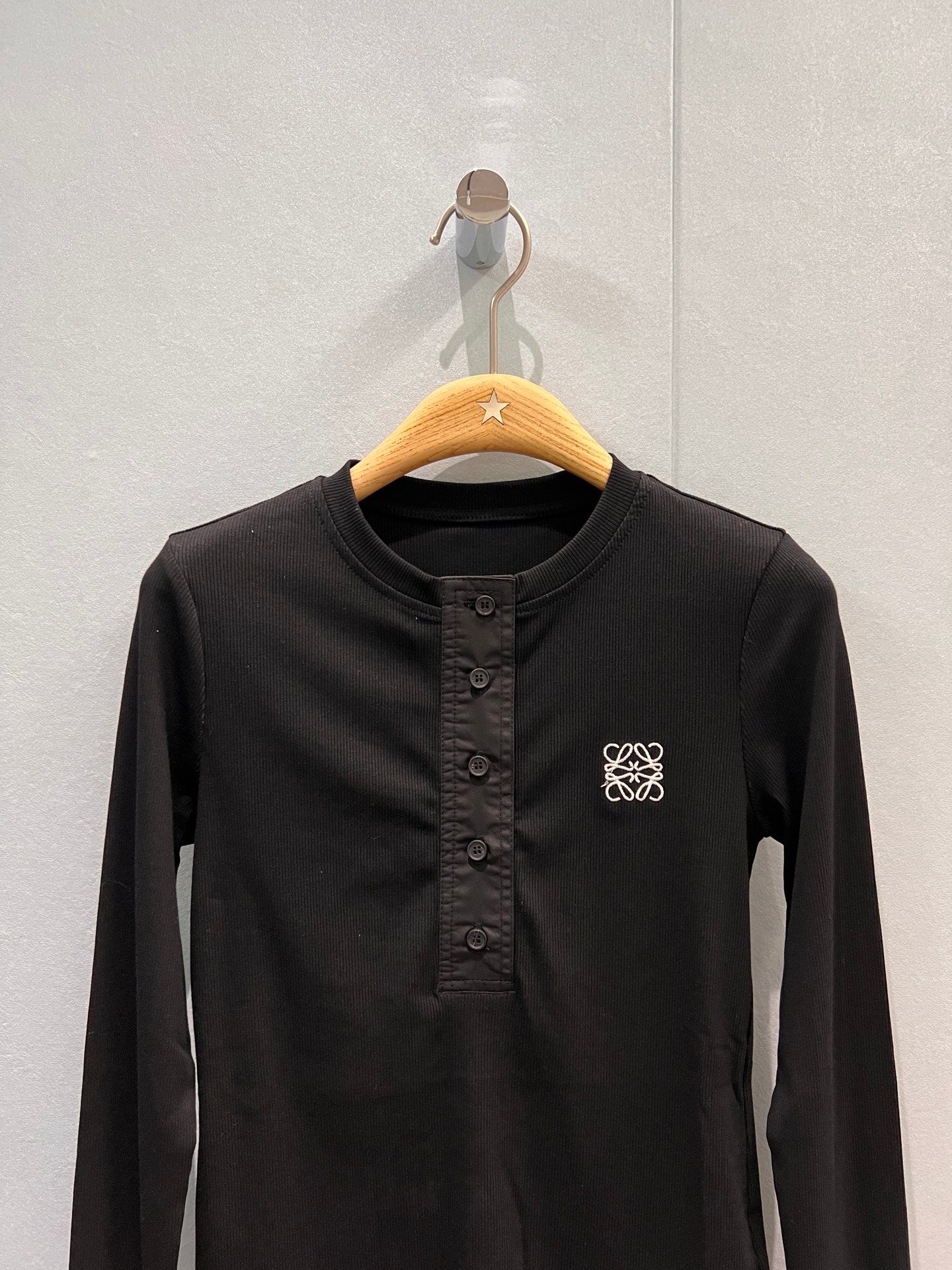 LOEWE 26S LONG-SLEEVE HENLEY SHIRT 608