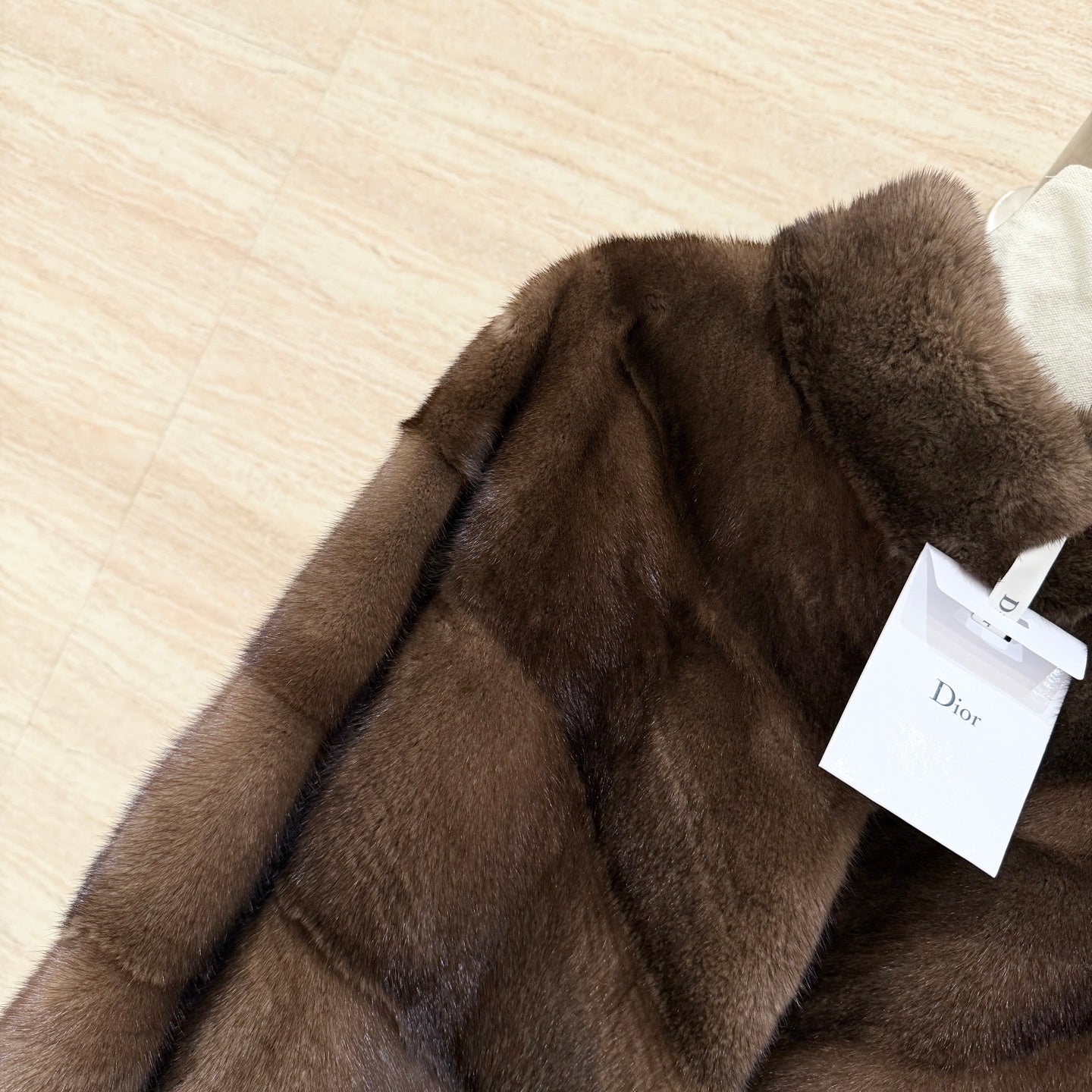 DIOR 25S STAND-COLLAR MINK FUR JACKET 776