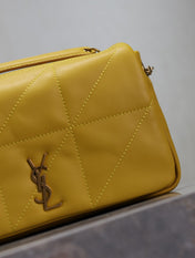 JAMIE 4.3 MINI BAG 20 IN MUSTARD YELLOW LAMBSKIN COPPER HARDWARE