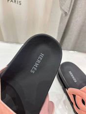 EXTRA SANDAL BLACK MIX PEACH MIX MOSS CALFSKIN