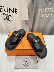 EMPIRE SANDAL BLACK CALFSKIN
