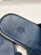 IZMIR SANDAL AEGEAN MIX HUNTER MIX PEACOCK LAMBSKIN