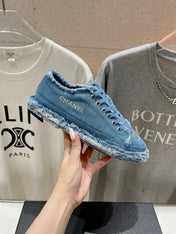 CC SNEAKER SKY BLUE DENIM FABRIC