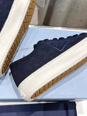 PRA PRINTED COTTON SNEAKERS BALTIC BLUE CANVAS