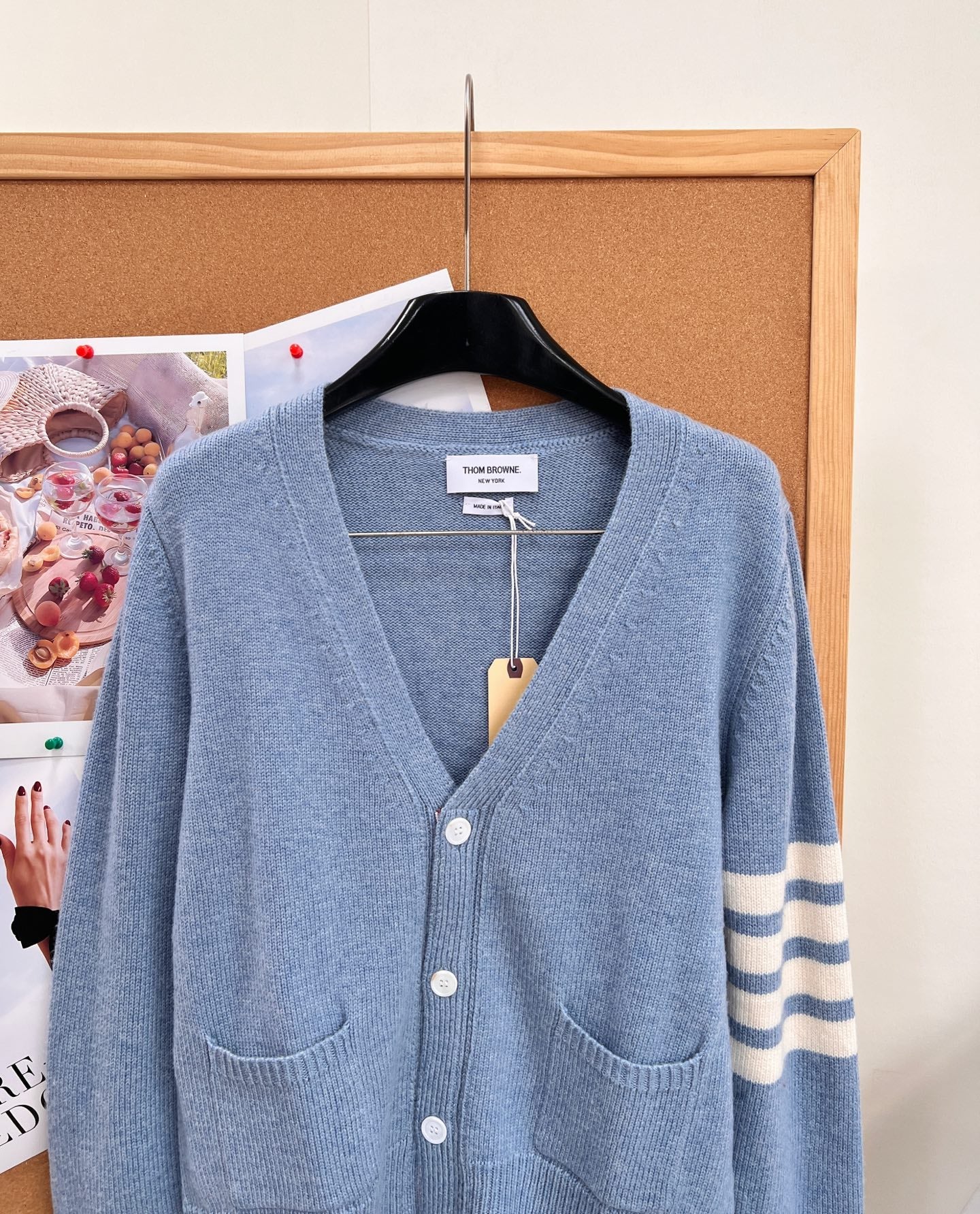 THOM 26S V-NECK KNIT CARDIGAN 287
