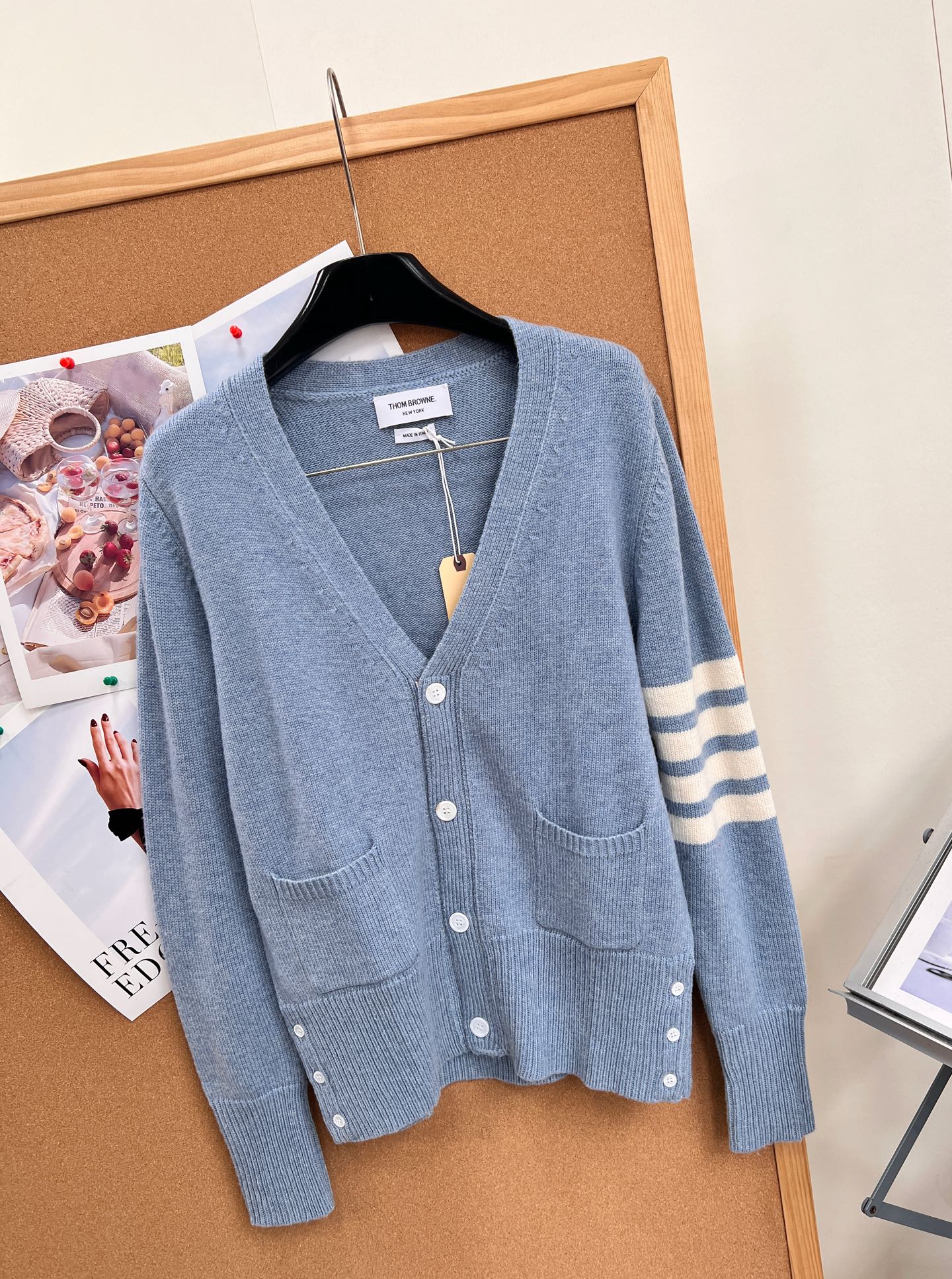 THOM 26S V-NECK KNIT CARDIGAN 287