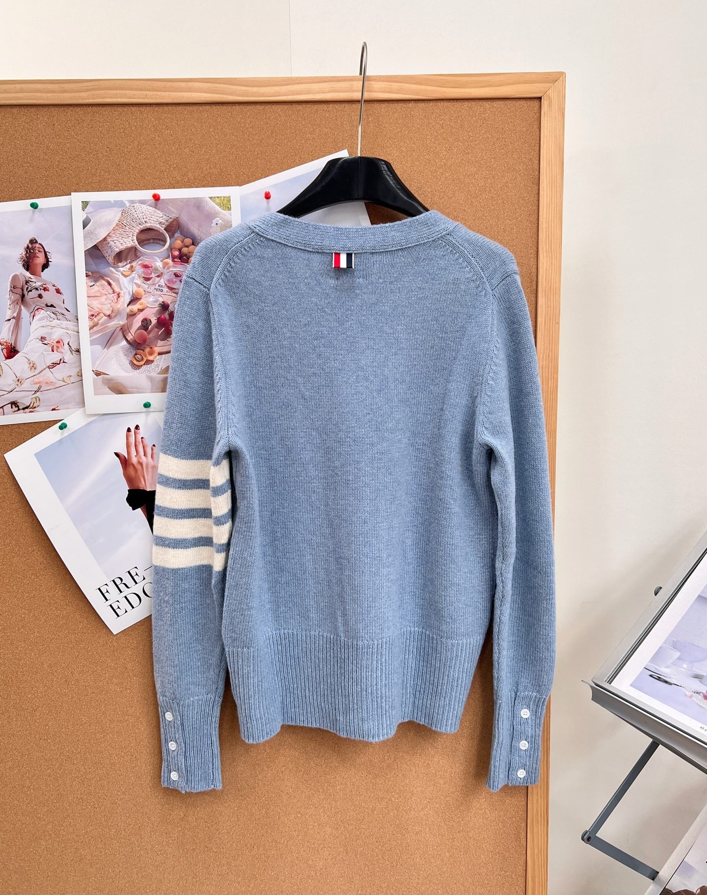 THOM 26S V-NECK KNIT CARDIGAN 287