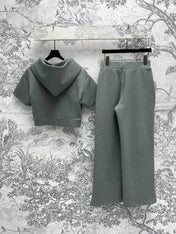 Loewe 25 Sweatshirt Suit Gray Cotton