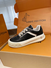 LV 26S TILTED SNEAKERS IN BLACK CALFSKIN