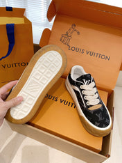 LV 26S TILTED SNEAKERS IN BLACK MONOGRAM CANVAS