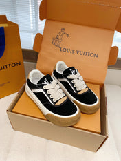LV 26S TILTED SNEAKERS IN BLACK SUEDE