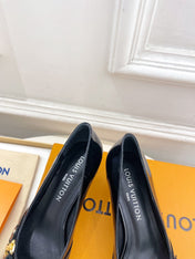 6AM HIGH PUMP 5 CM IN BLACK PATENT CALFSKIN