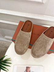 LP 25S MULES IN MOCHA BROWN SUEDE