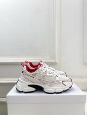 DIOR 26S SNEAKER IN WHITE CALFSKIN AND MESH FABRIC