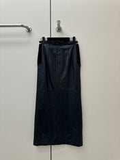 HERMES 26S LEATHER SKIRT 860
