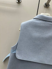HERMES 26S SLEEVELESS JACKET 856