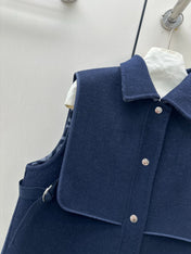 HERMES 26S SLEEVELESS JACKET 853