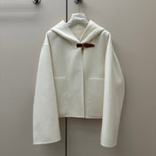 HERMES 26S CASHMERE HOODED JACKET 844