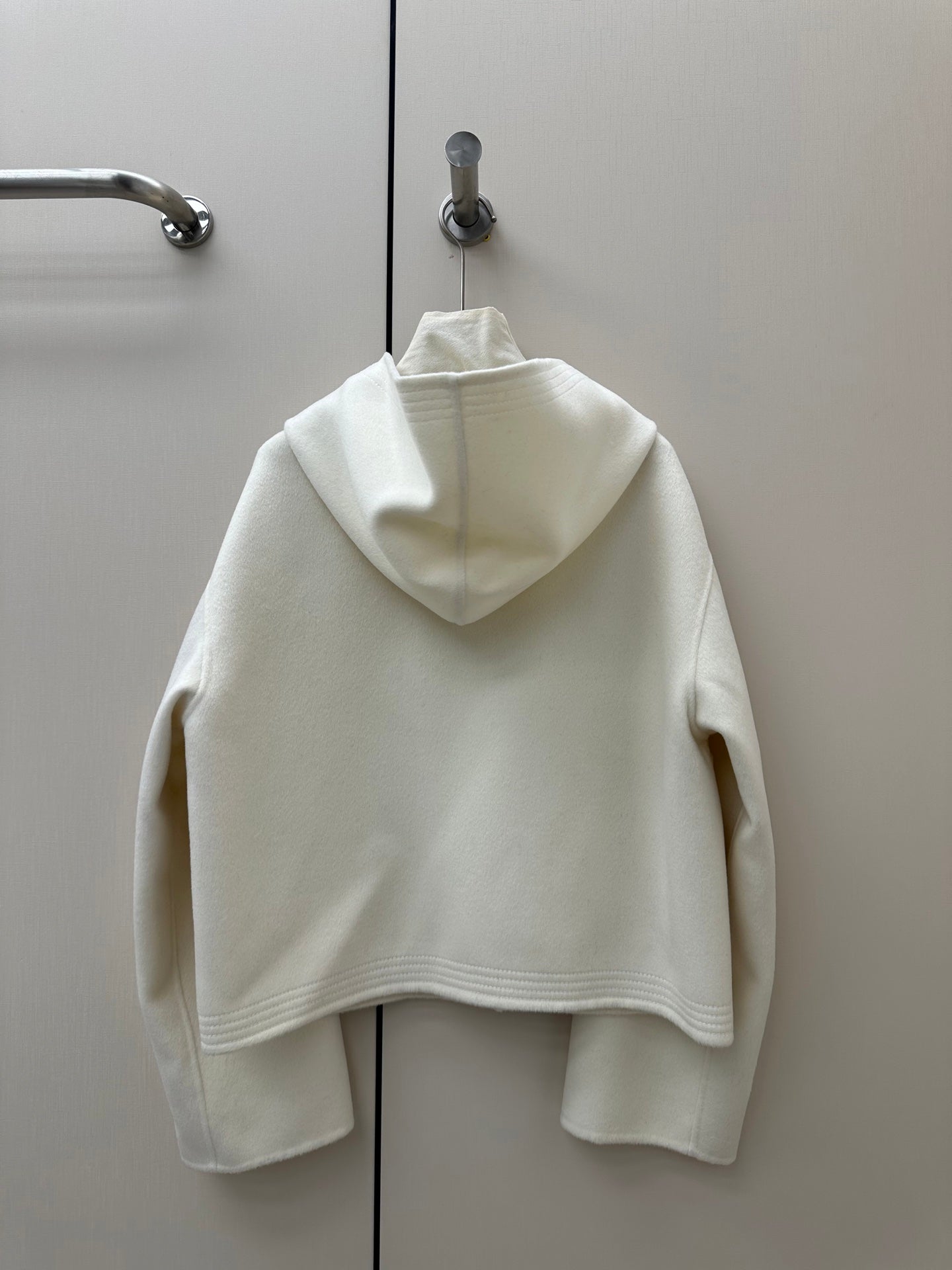 HERMES 26S CASHMERE HOODED JACKET 844