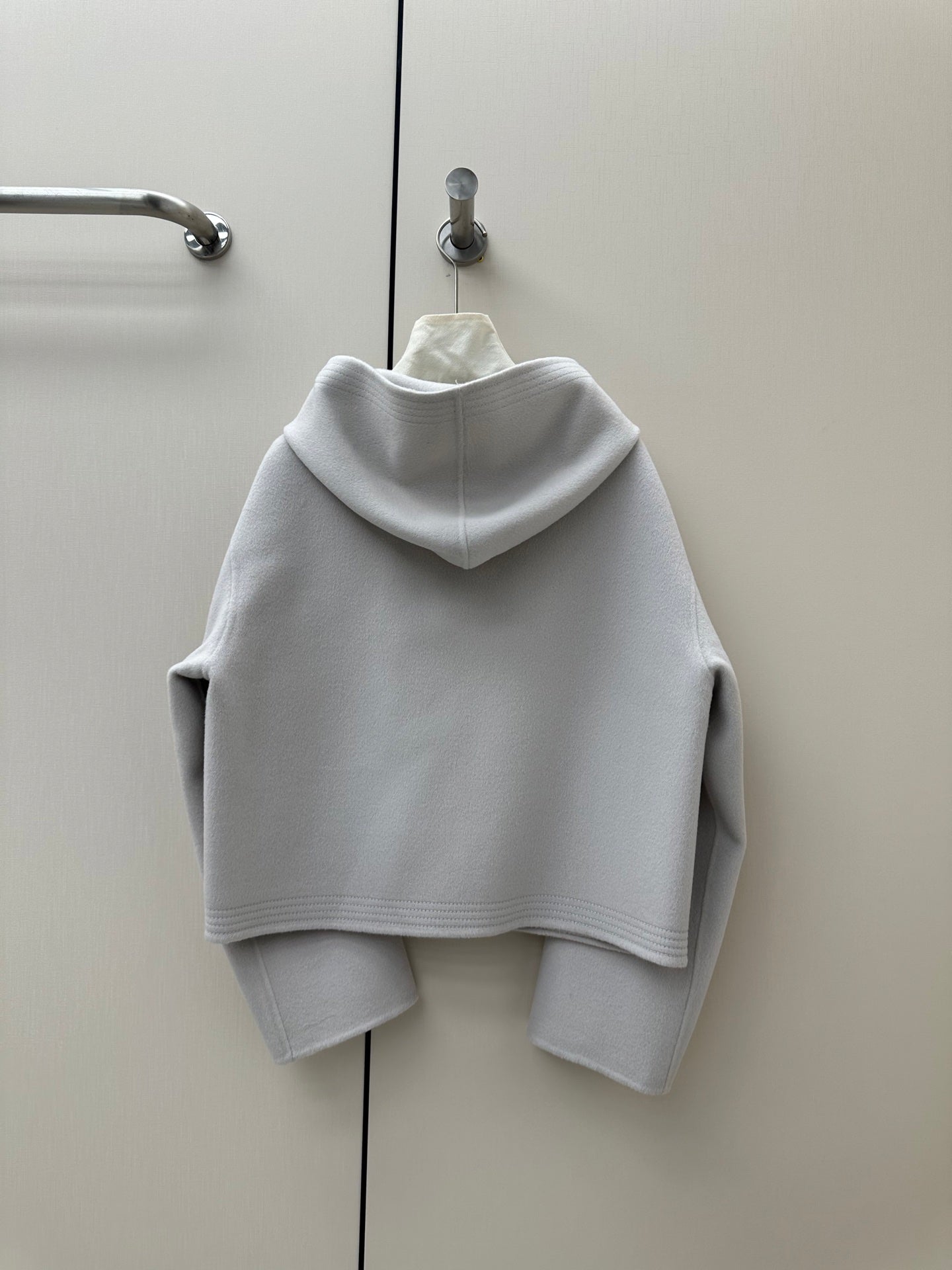 HERMES 26S CASHMERE HOODED JACKET 843