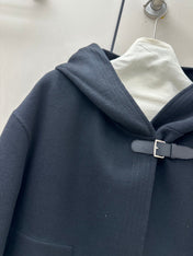 HERMES 26S CASHMERE HOODED JACKET 842