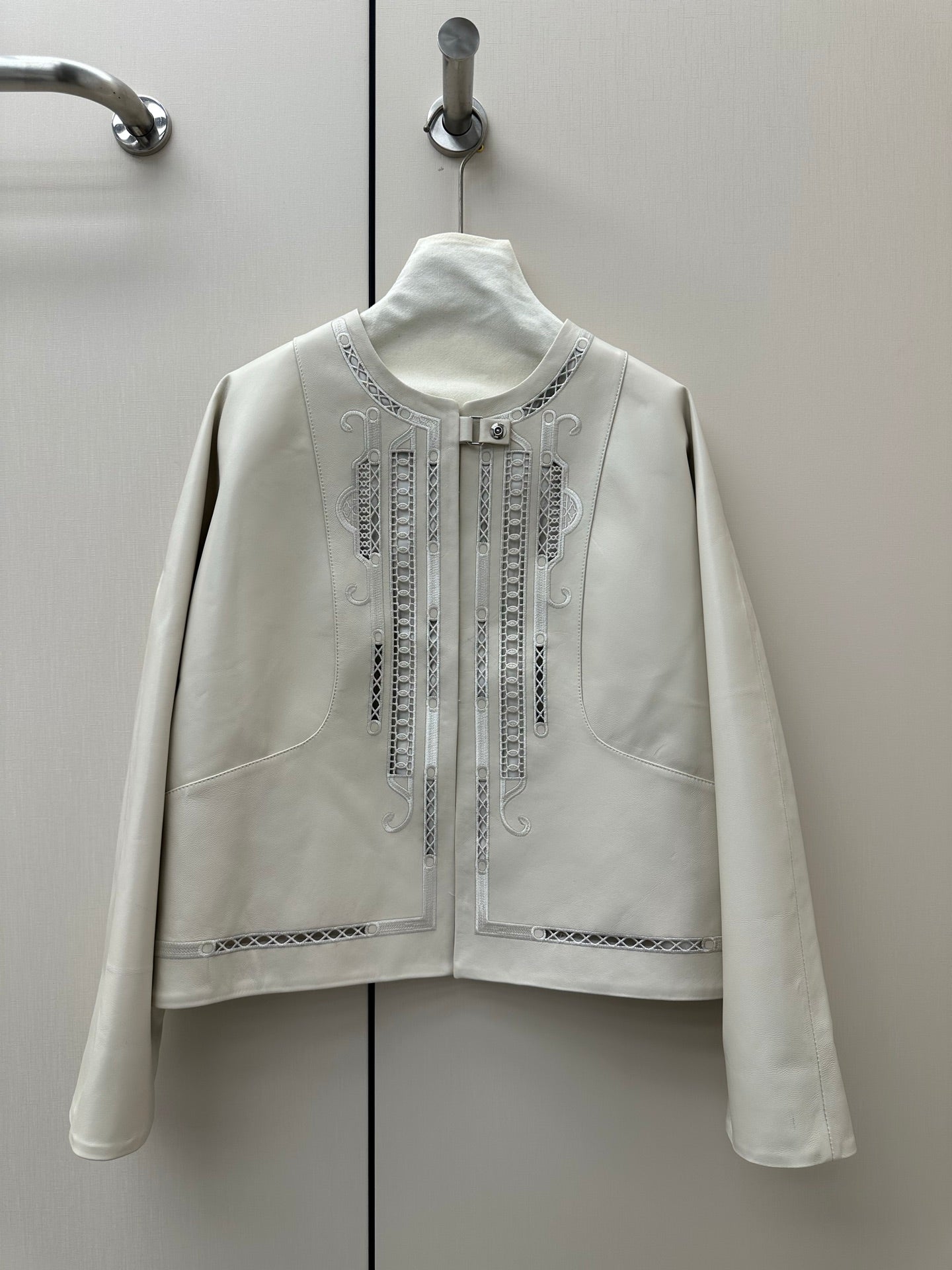 HERMES 26S LEATHER JACKET 818