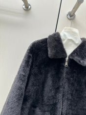 CELINE 26S ZIP-UP FUR JACKET 580