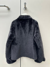 CELINE 26S ZIP-UP FUR JACKET 580