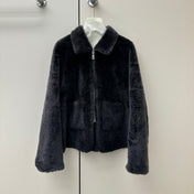 CELINE 26S ZIP-UP FUR JACKET 580