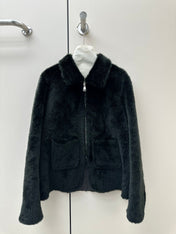 CELINE 26S ZIP-UP FUR JACKET 577