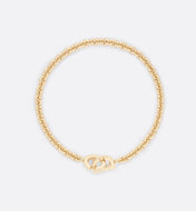 CD 26S CD LOGO CHUNKY CHAIN NECKLACE IN GOLD TONE METAL 631003