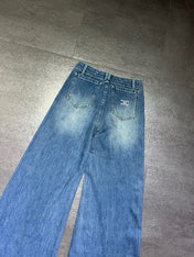 CELINE 26S HIGH-WAIST WIDE-LEG JEANS 744