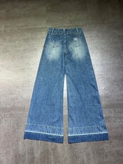 CELINE 26S HIGH-WAIST WIDE-LEG JEANS 744
