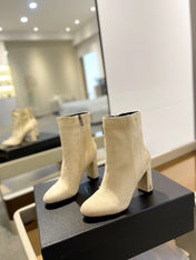 SL HONORÉ BOOTIES FLAX SUEDE