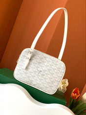 GOYA SECOND-HAND TOAST BAG 21CM WHITE CANVAS