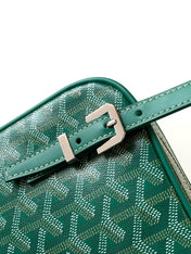 GOYA SECOND-HAND TOAST BAG 21CM GREEN CANVAS