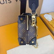 LV PETITE MALLE SOUPLE NOIR MONOGRAM CANVAS